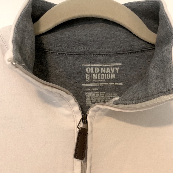 Old Navy cream quarter zip - Picture 2 of 5